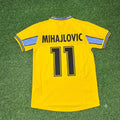 Sinisa Mihajlovic Lazio 1998-2000 Gelbes Retro Fußballtrikot