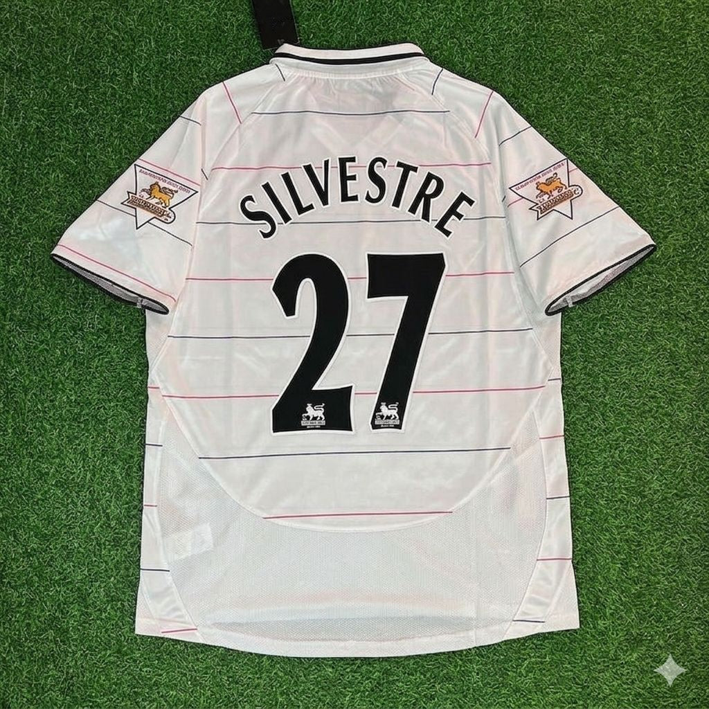 Mikaël Silvestre #27 Manchester United 2003/2005 Retro-Trikot