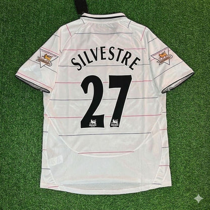 Mikaël Silvestre #27 Manchester United 2003/2005 Retro-Trikot
