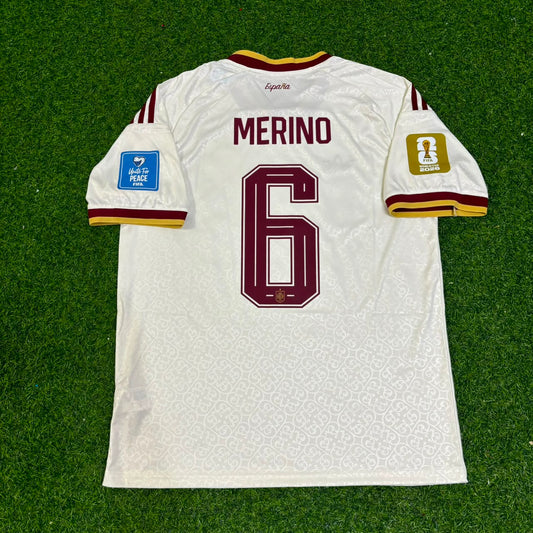 Maillot de football extérieur Mikel Merino 6 - Espagne Coupe du Monde 2026