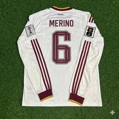 Mikel Merino #6 Espagne Maillot Manches Longues Extérieur Coupe du Monde 2026