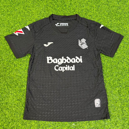 Mikel Oyarzabal Real Sociedad 2027 Neue Saison Auswärts Schwarz Trikot Fußball Trikot