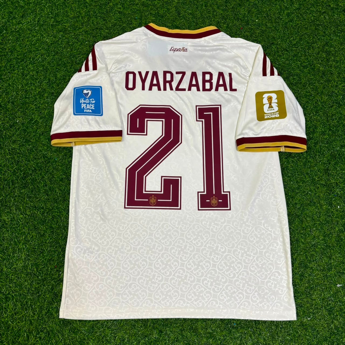Mikel Oyarzabal 21- Spain 2026 World Cup Away Football Jersey