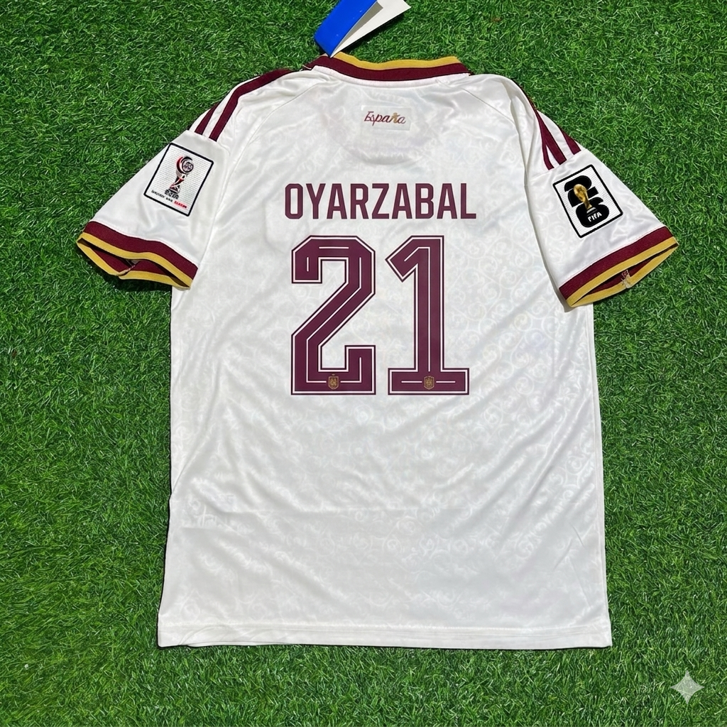 Mikel Oyarzabal 21- Spain 2026 World Cup Away Football Jersey