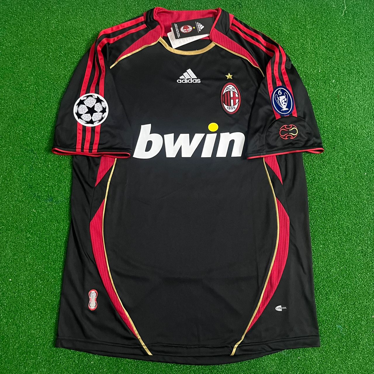 Gennaro Gattuso Milan 2006 2007 Black Retro Jersey