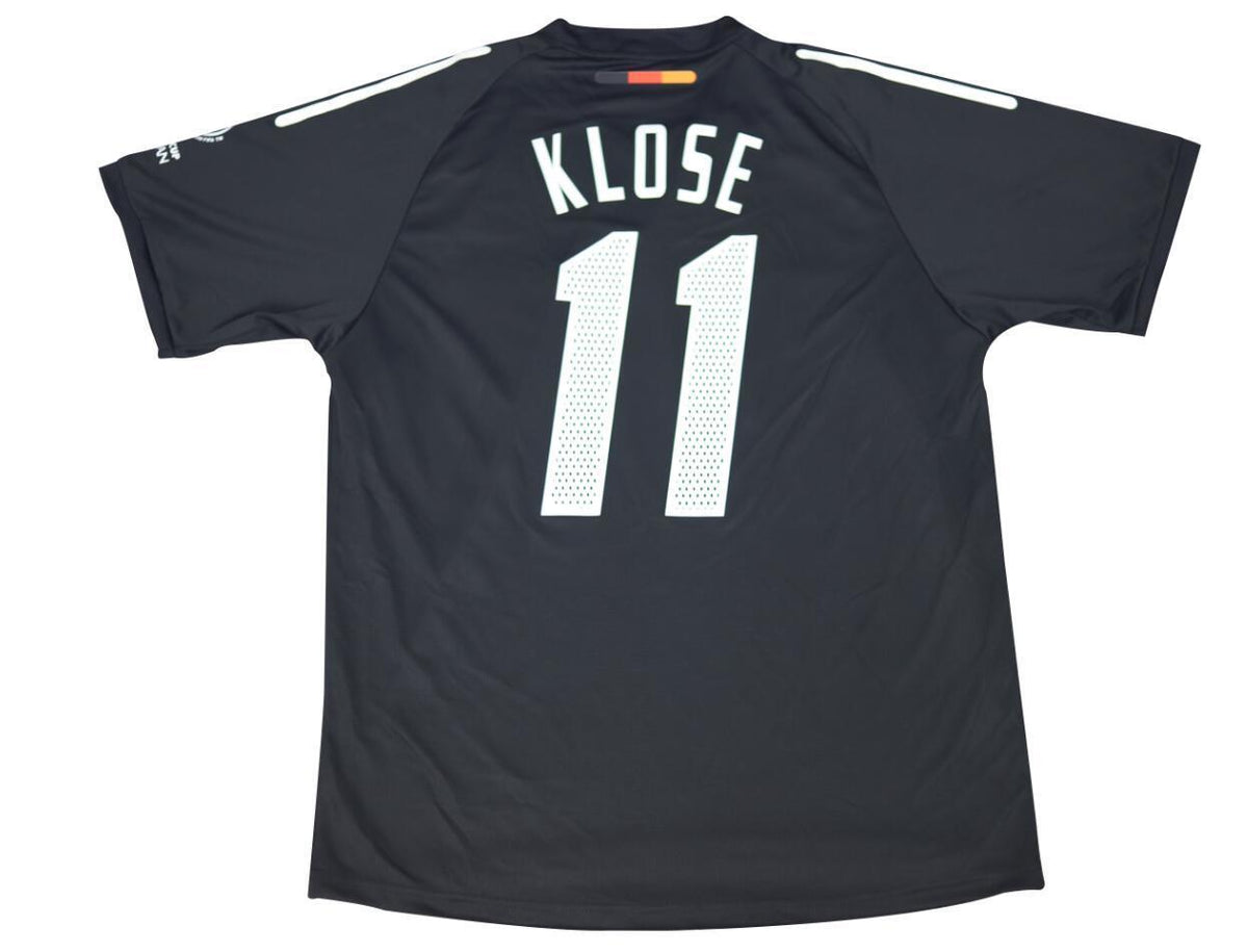 Miroslav Klose Germany Deutschland 2002 World Cup Japan Korea Black Retro Jersey Trikot