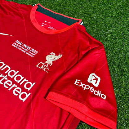 Fabinho #3 Liverpool 2022 Champions League Final Home Retro Football Jersey