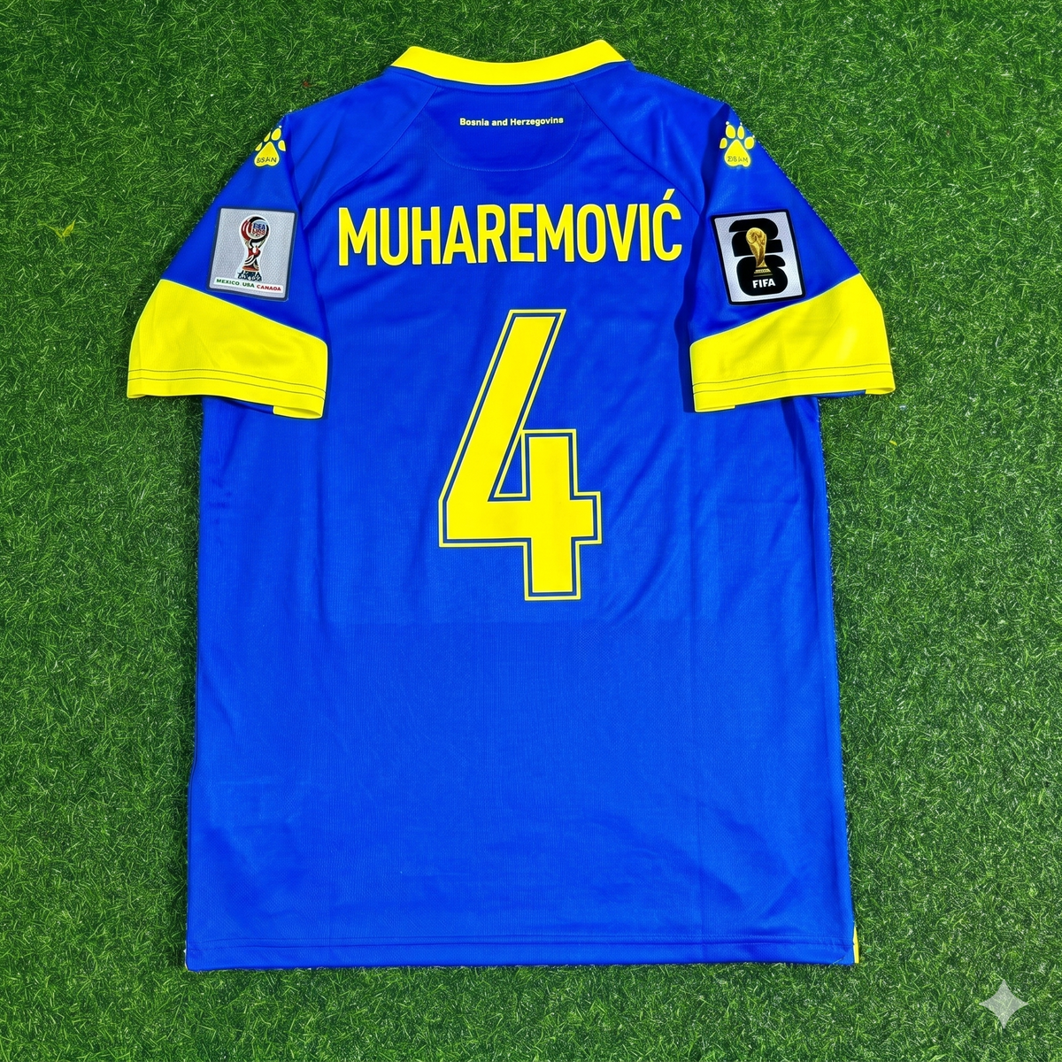 Tarik Muharemović Bosnien und Herzegowina WM 2026 Heimtrikot