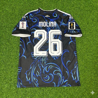 Nahuel Molina #26 Argentina 2026 World Cup New Season Football Jersey Kit
