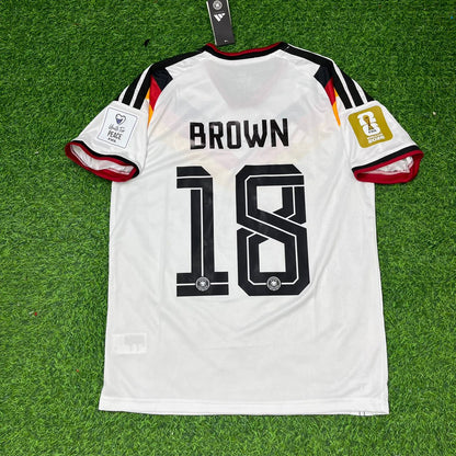 Nathaniel Brown #18 Deutschland WM 2026 Heimtrikot