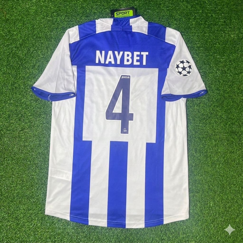 Noureddine Naybet Deportivo La Coruna 2003 2004 Retro Trikot Fußballhemd