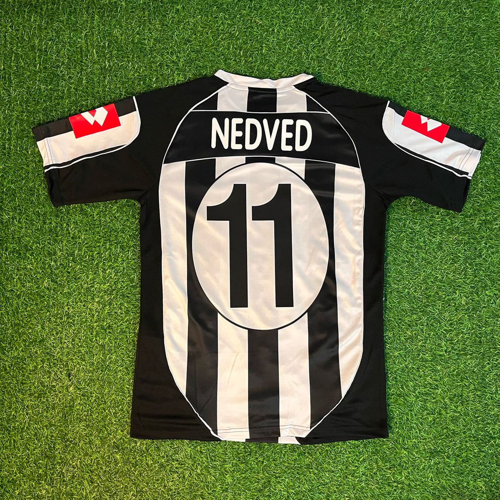 Pavel Nedvěd Juventus 2002 2003 Retro Fußballtrikot