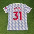Nemanja Matic Manchester United 2021-2022 Final Season Away Retro Football Jersey