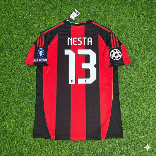 AC Milan 2010/11 Home Retro Jersey – Alessandro Nesta 13