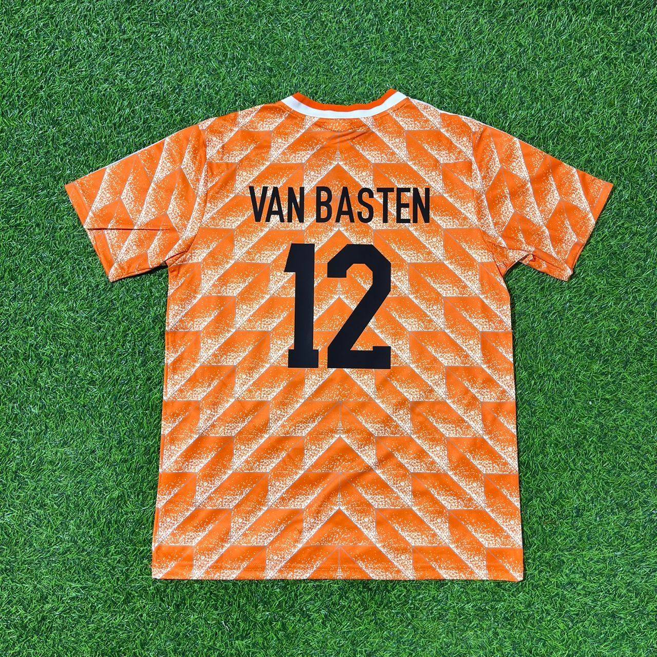 Netherlands 1988 Marco van Basten Retro Home Football Jersey front view