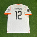 Netherlands 2026 World Cup Jeremie Frimpong #12 New Season Football Jersey front view
