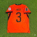 Netherlands 2026 World Cup Jorrel Hato #3 New Season Football Jersey front view