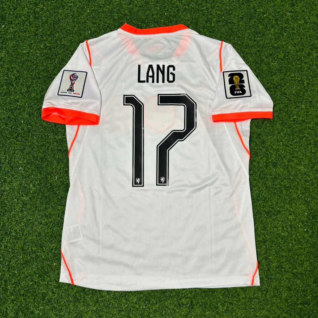 Netherlands 2026 World Cup Noa Lang #17 New Season Football Jersey front view