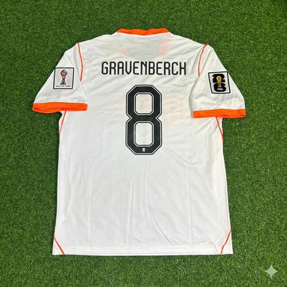 Netherlands 2026 World Cup Ryan Gravenberch #8 New Season Football Jersey front view