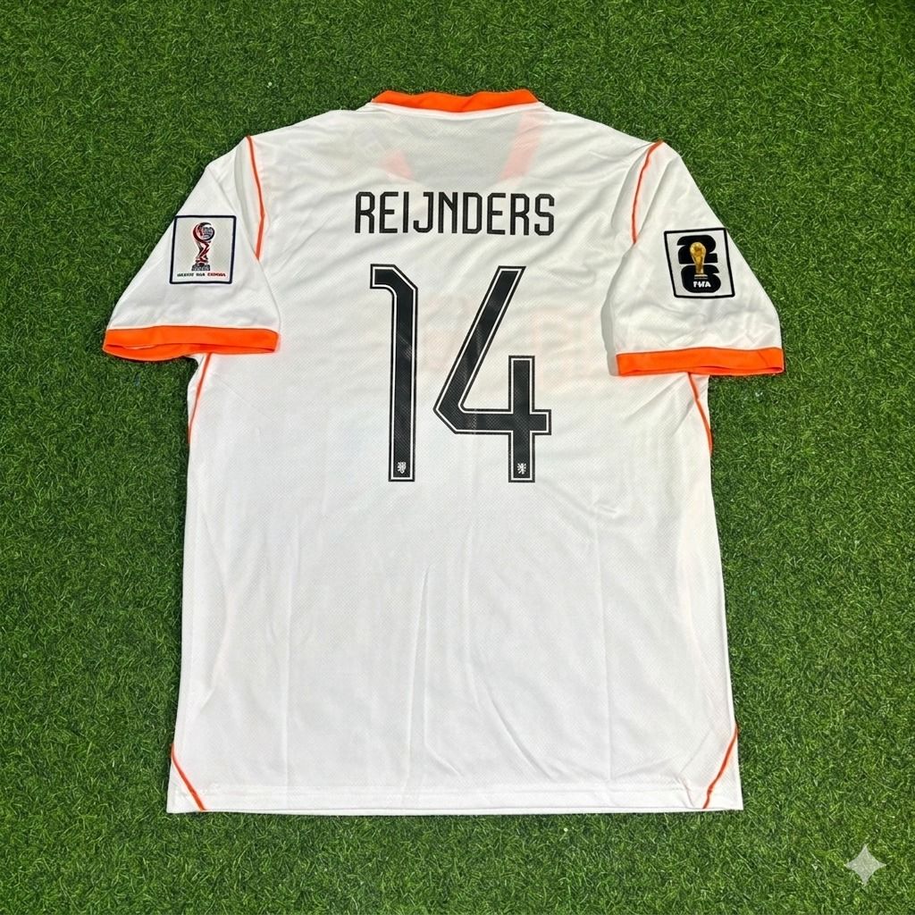 Netherlands 2026 World Cup Tijjani Reijnders #14 New Season Football Jersey front view