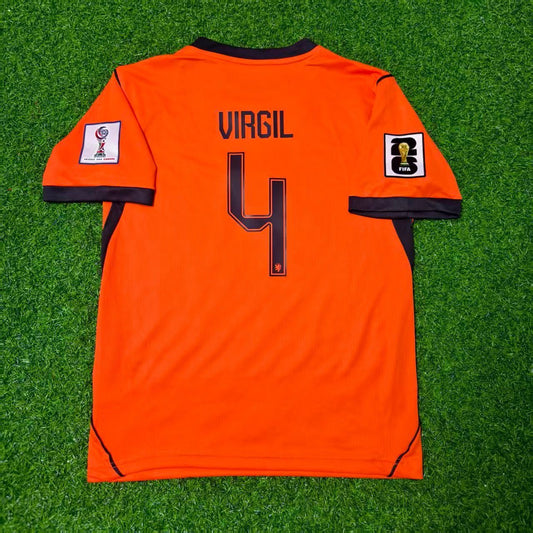 Netherlands 2026 World Cup Virgil van Dijk New Season Football Jersey front view