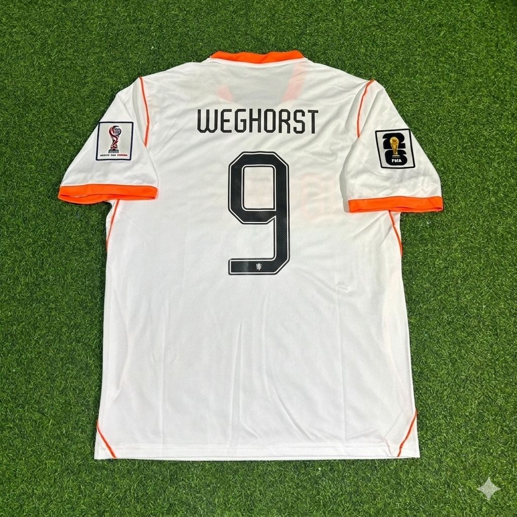Netherlands 2026 World Cup Wout Weghorst #9 New Season Football Jersey front view