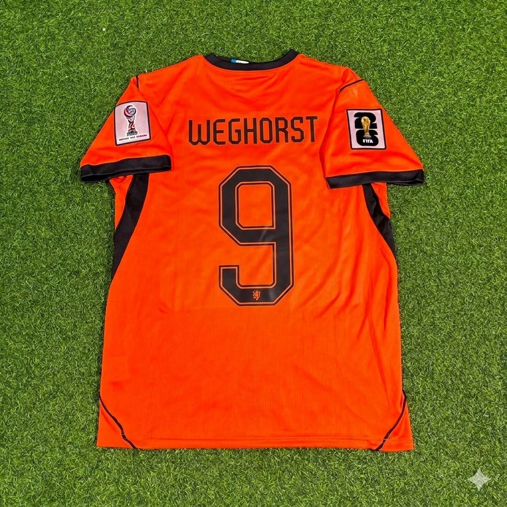 Netherlands 2026 World Cup Wout Weghorst #9 New Season Football Jersey front view