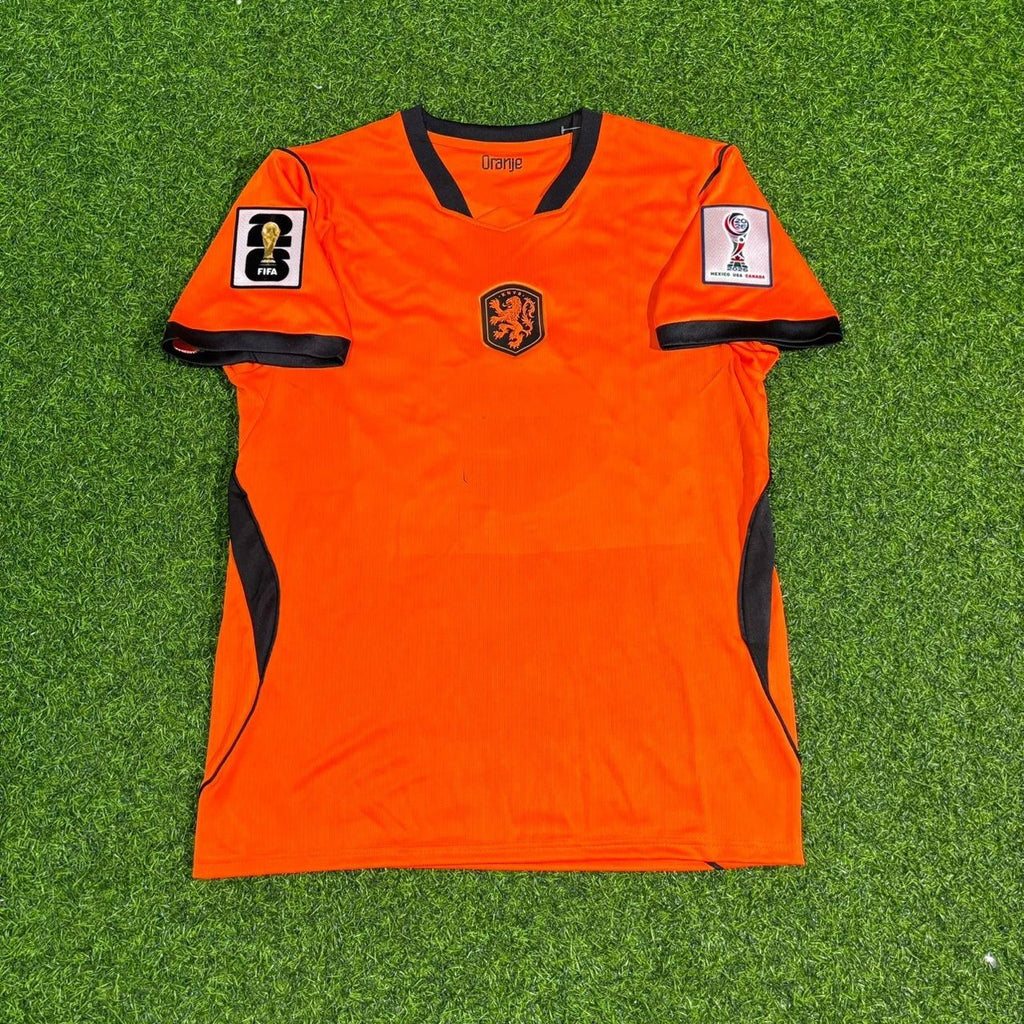 Netherlands 2026 World Cup Donyell Malen #18 New Season Football Jersey back view