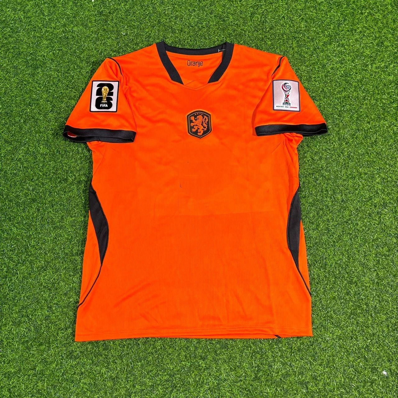 Netherlands 2026 World Cup Donyell Malen #18 New Season Football Jersey back view