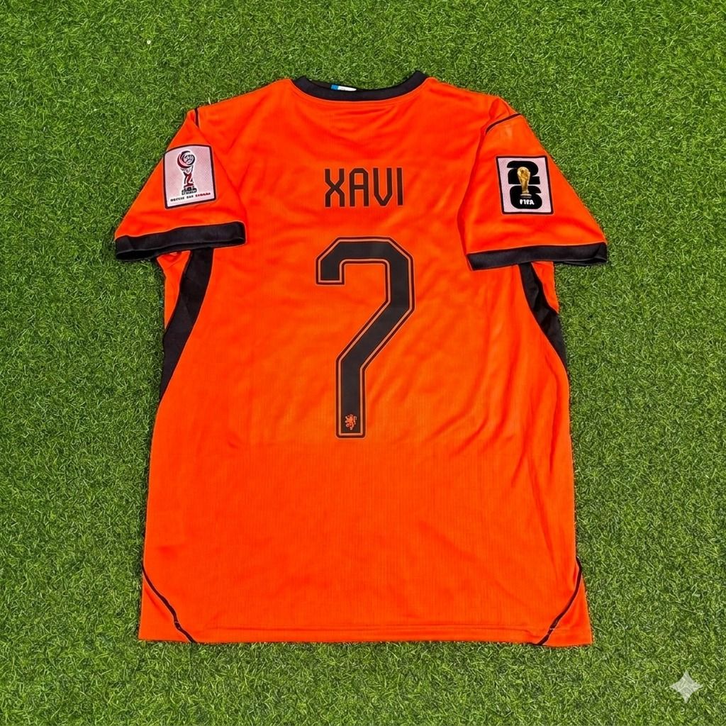Netherlands 2026 World Cup Xavi Simons #7 New Season Football Jersey front view