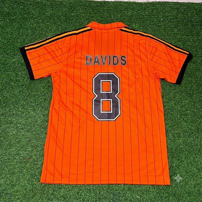 Netherlands Edgar Davids Retro Home Football Jersey front view