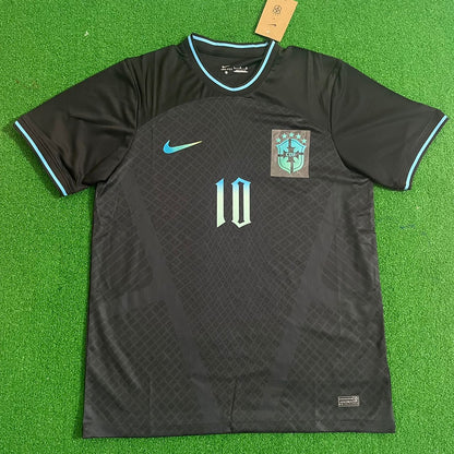 Neymar Jr Brazil Retro Football Jersey Trikot Maglia Soccer Shirt