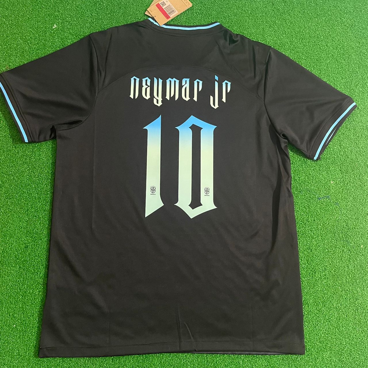 Neymar Jr Brazil Retro Football Jersey Trikot Maglia Soccer Shirt