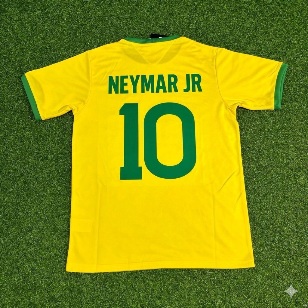 Neymar Jr Brésil Maillot Domicile Rétro