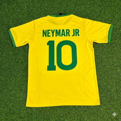 Neymar Jr Brésil Maillot Domicile Rétro
