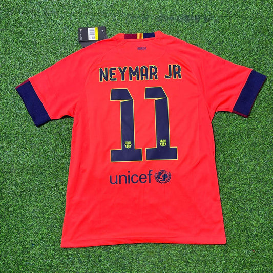 Neymar Jr Barcelona 2014/2015 Away Retro Football Jersey