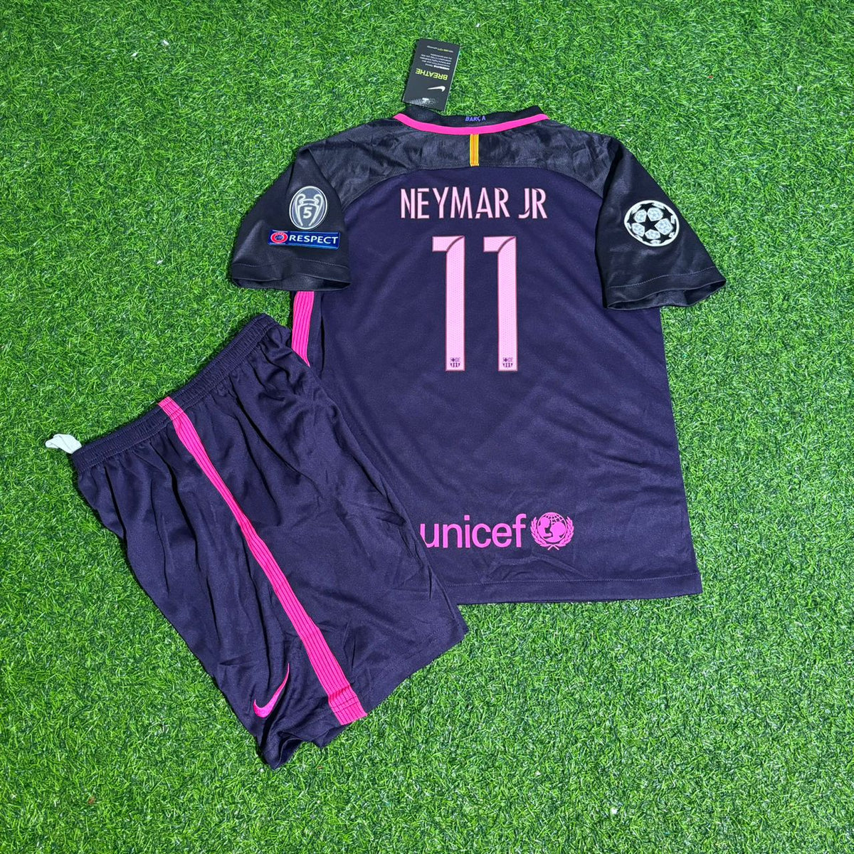 Maillot de football enfant Neymar Jr Barcelone 2014/2015 Ligue des Champions