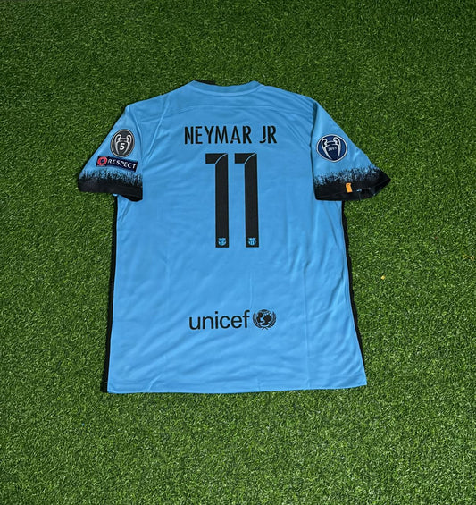 Neymar JR Barcelona 2015-2016 Retro Jersey Maillot Trikot Maglia
