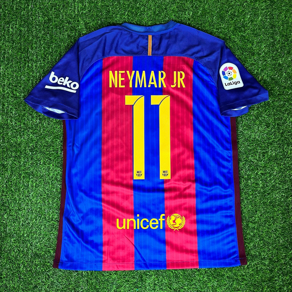 Neymar Jr 11 – FC Barcelona 2016/17 Home Retro Jersey Trikot Maillot