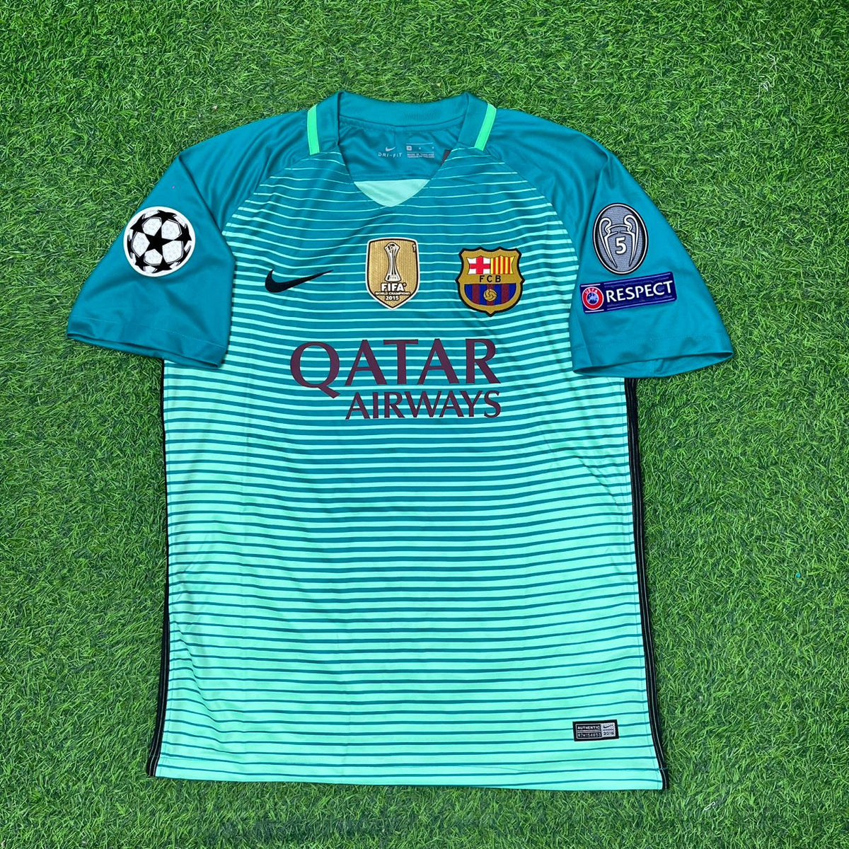 Neymar Jr. Barcelona 2016-2017 Auswärts Retro-Fußballtrikot