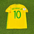 Maillot de football domicile Neymar Jr Brésil Coupe du Monde 2018