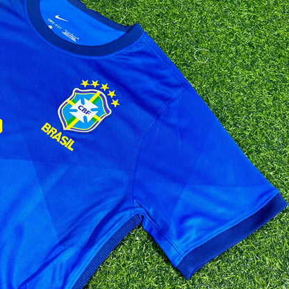 Rivaldo Brazil Blue Football Jersey Trikot Maillot
