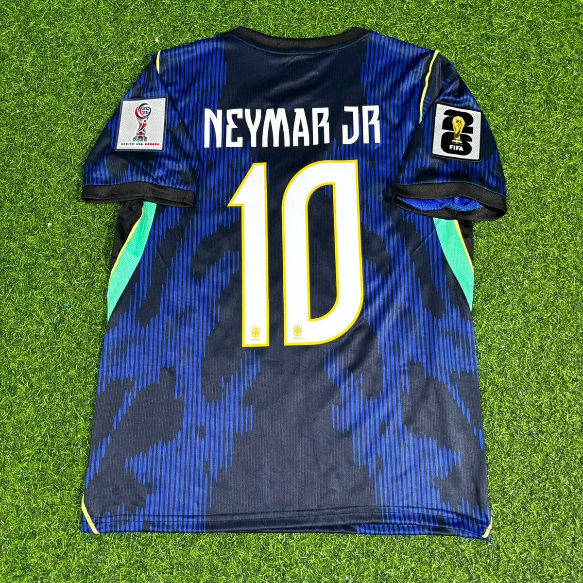 Neymar Jr Brazil 2026 World Cup Blue Away Football Jersey