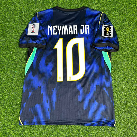 Neymar Jr Brazil 2026 World Cup Blue Away Football Jersey