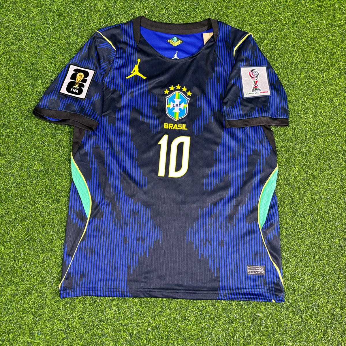 Neymar Jr Brazil 2026 World Cup Blue Away Football Jersey
