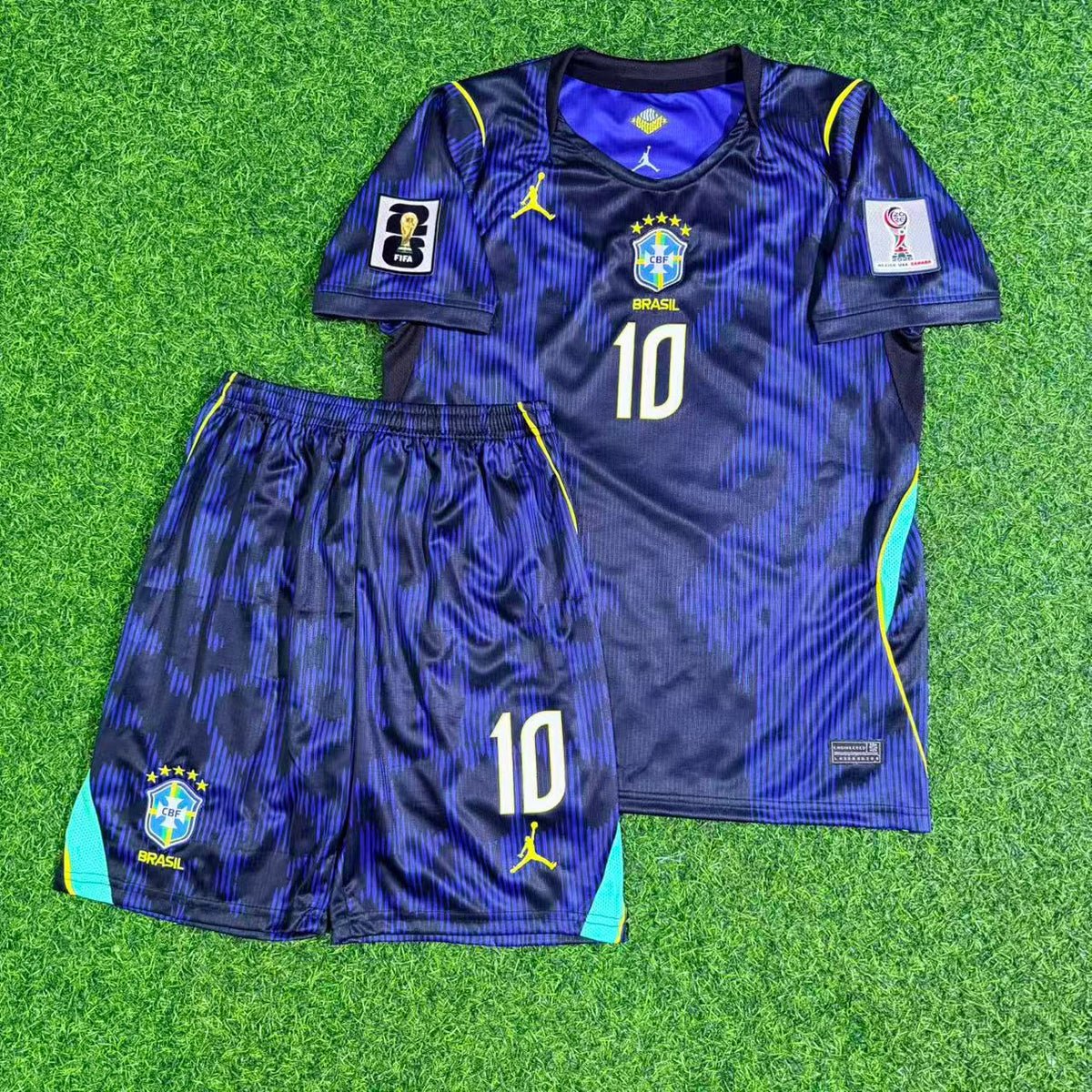 Neymar Jr Brazil 2026 World Cup Kids Football Jersey