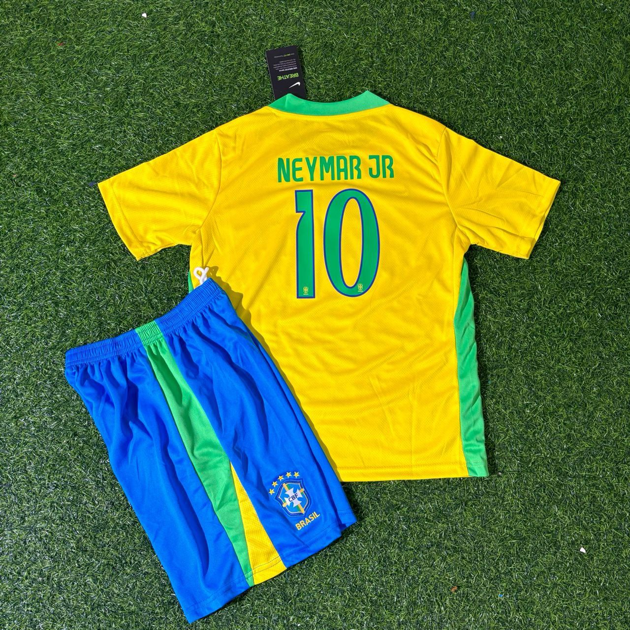 Neymar Jr Brasilien WM 2026 Kinder Trikot Set Neue Saison