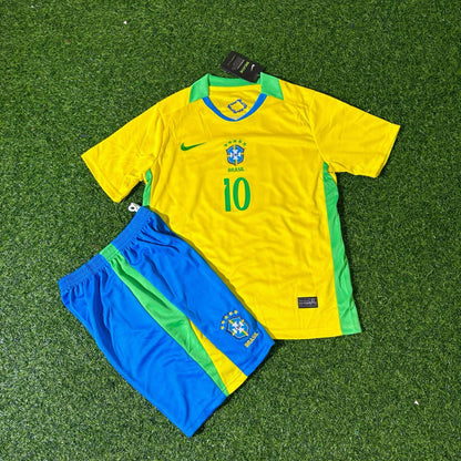 Neymar Jr Brasilien WM 2026 Kinder Trikot Set Neue Saison