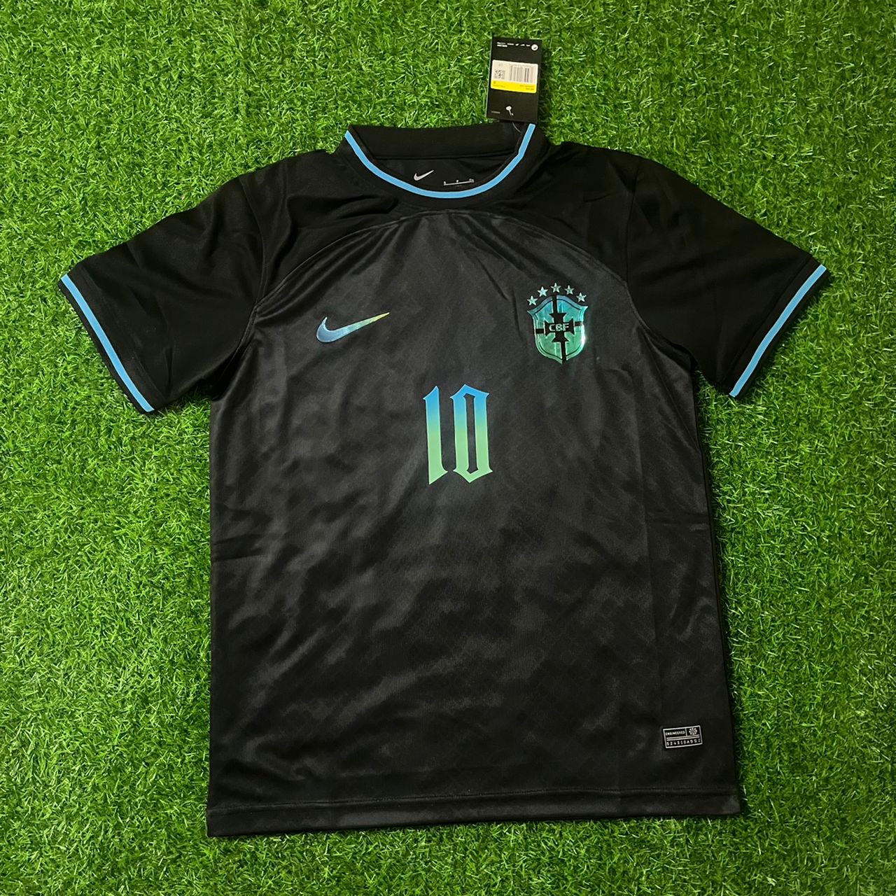 Neymar Jr Brazil Retro Football Jersey Trikot Maglia Soccer Shirt