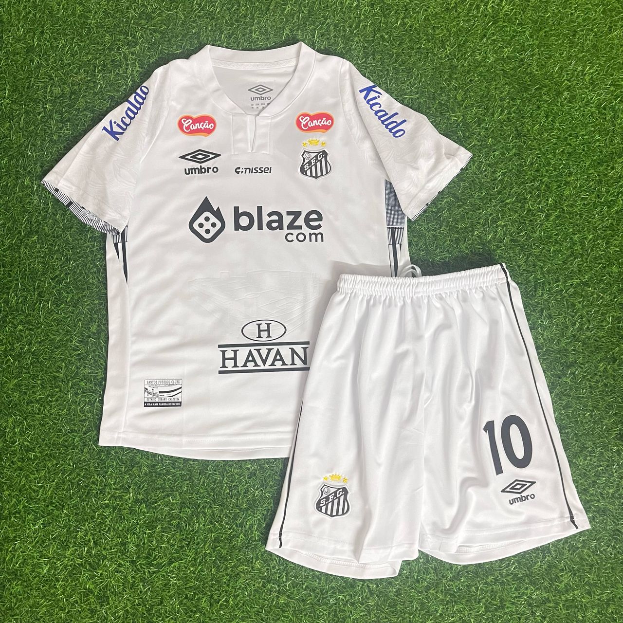 Neymar Jr Santos Kit Jersey Trikot Maillot Soccer Shirt